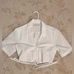 Abercrombie Cropped Wrap Top
